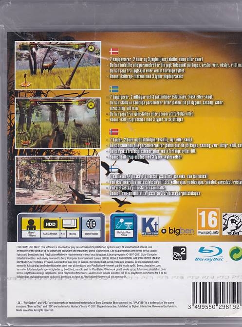 Hunters Trophy - I Folie - PS3 (AA Grade) (Genbrug)